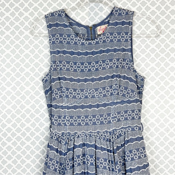 EUC RARE Anthropologie Plenty By Tracy Reese Mompos Eyelet Dress - Picture 4 of 11